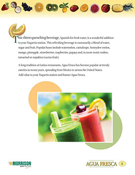 Agua Fresca Café´ Manager’s Guide – page 