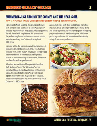 Summer Grillin’ Greats Café´ Manager’s Guide – page 3