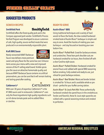 Summer Grillin’ Greats Café´ Manager’s Guide – page 4