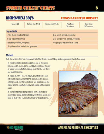 Summer Grillin’ Greats Café´ Manager’s Guide – page 9