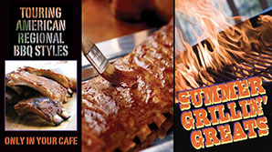 Summer Grillin’ Greats café HDTV graphics