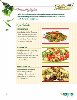 Build a Gourmet Salad Café´ Manager’s Guide – page 3