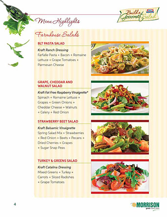 Build a Gourmet Salad Café´ Manager’s Guide – page 4