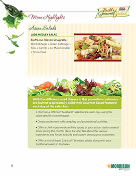 Build a Gourmet Salad Café´ Manager’s Guide – page 6