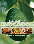 California Avocado café marketing flyer
