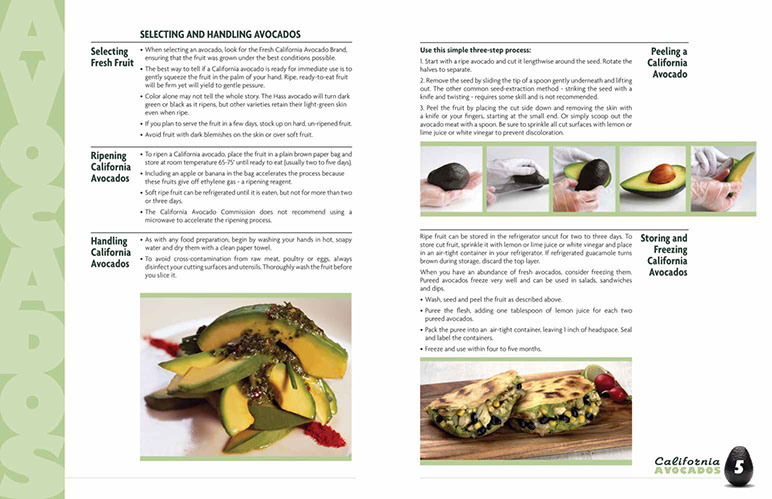 California Avocados Manager’s Guide design – page 4/5