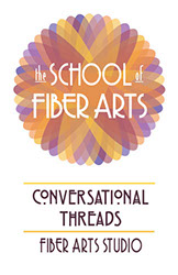 Conversational Threads/School of Fiber Arts logo design