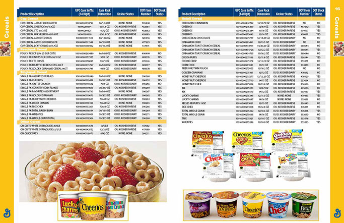General Mills Foodservice Product List – page 15/16