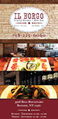 Il Borgo Italian Kitchen menu cover design