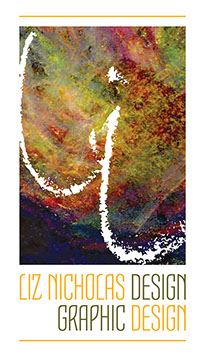Logo for Liz Nicholas Design, graphic designer, Lehigh Valley Pennsylvania