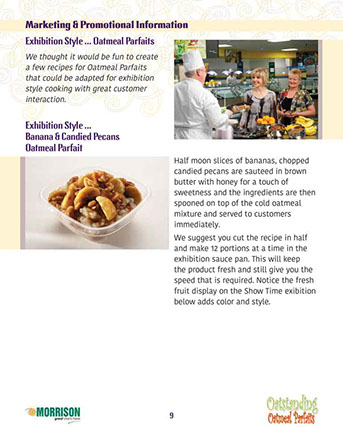 Oatmeal Parfaits Café´ Manager’s Guide – page 9