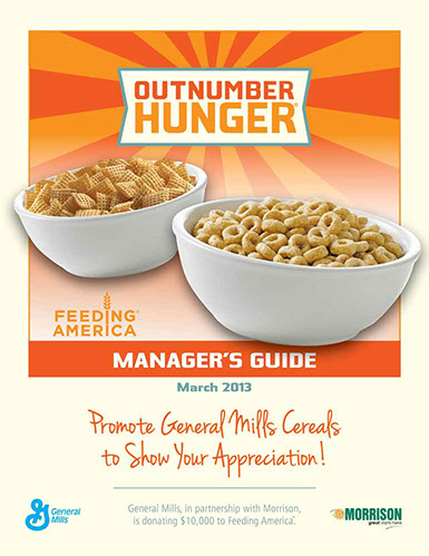 Outnumber Hunger Café Manager’s Guide design - cover