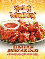 Spring Wing Ding café marketing flyer – French’s Foodservice