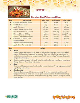 Spring Wing Ding Café´ Manager’s Guide – page 11